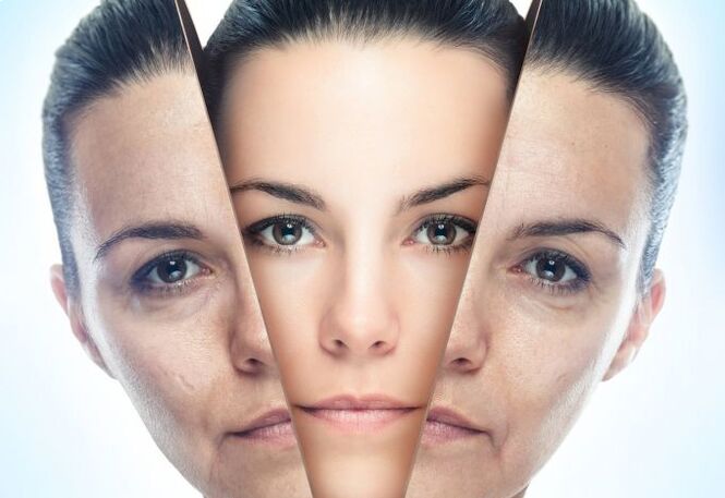 Процесът на премахване на кожата на лицето от промени, свързани с възрастта